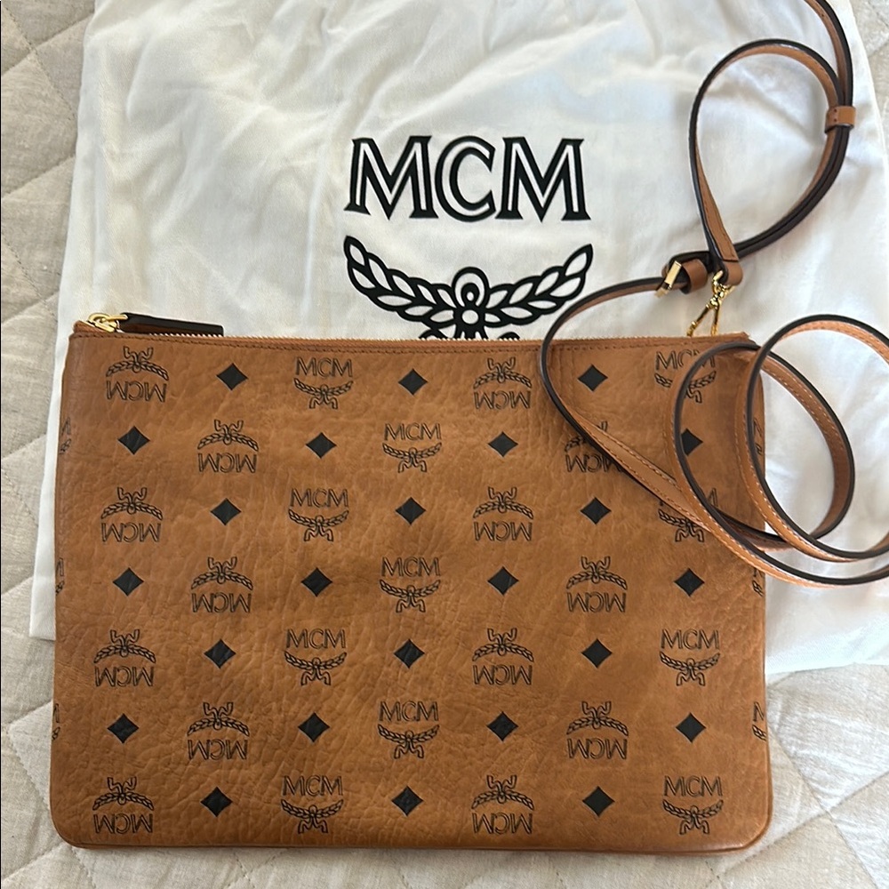 MCM Brown Crossbody Bag